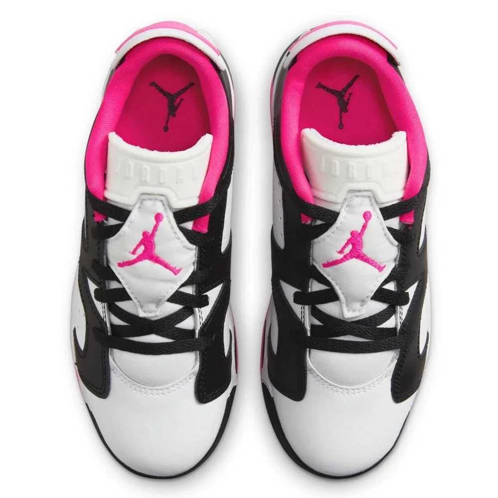 Air Jordan 6 Retro Low DV3528-061 Sneaker Toddler 8 White Lifestyle Shoe RHS9257